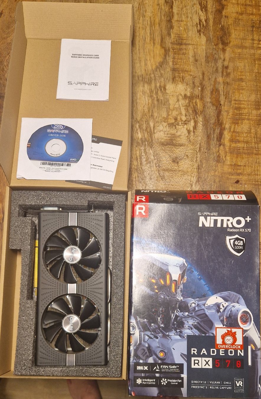 Amd Grafikkarten: rx  sapphire nitro + 570 4 gb – Gebraucht aus Niedergösgen von shpenko