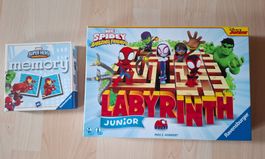Spidey Labyrinth Junior und Memory
