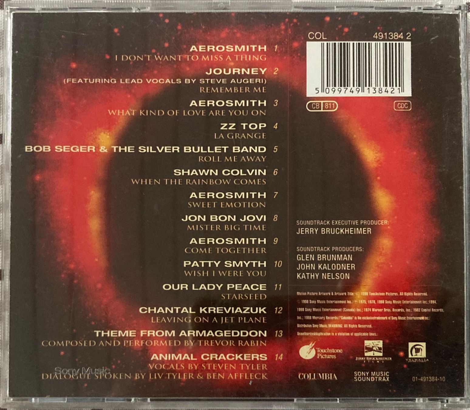CD: MUSIQUE DE FILM - ARMAGEDDON – Usato da Poliez-Pittet venduto da Newtown-Records 1