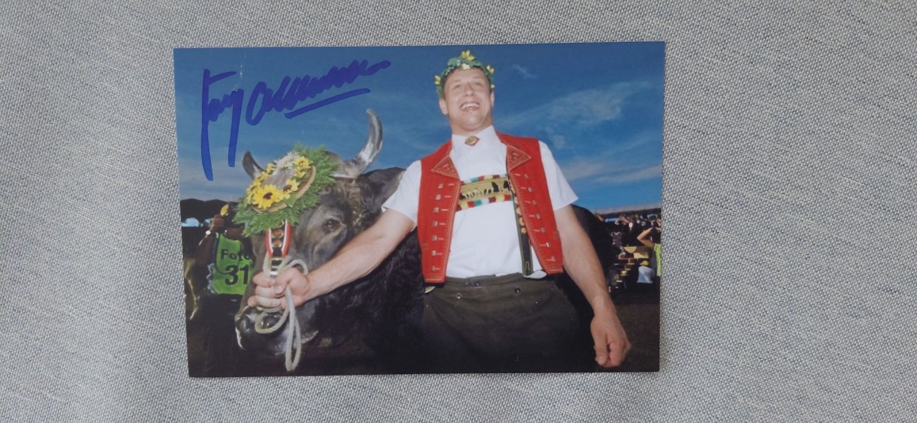 Autografi: Autogramm Jörg Abderhalden – Usato da Schmerikon venduto da Olympia04