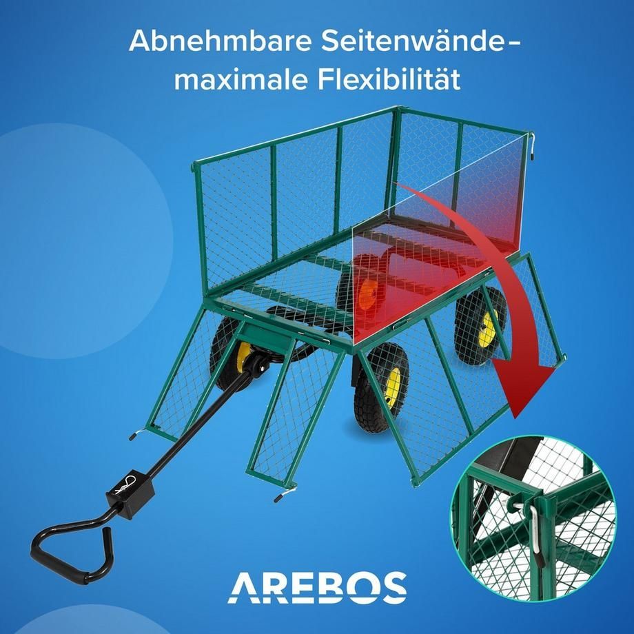 Carrelli di trasporto: Bollerwagen Transportwagen Gartenwagen – Nuovo (secondo la descrizione) da Nebikon venduto da warendiscount 4