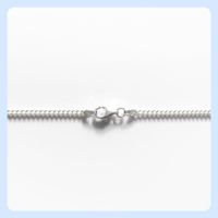 Panzerkette Silber 925, 40cm, 2,04 mm