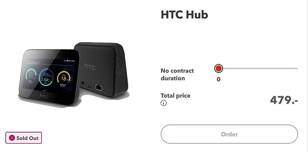 HTC Modem & Router: HTC 5G Hub with 1GBPS Ethernet Port running Android – Usato da Lausanne venduto da chgeorg