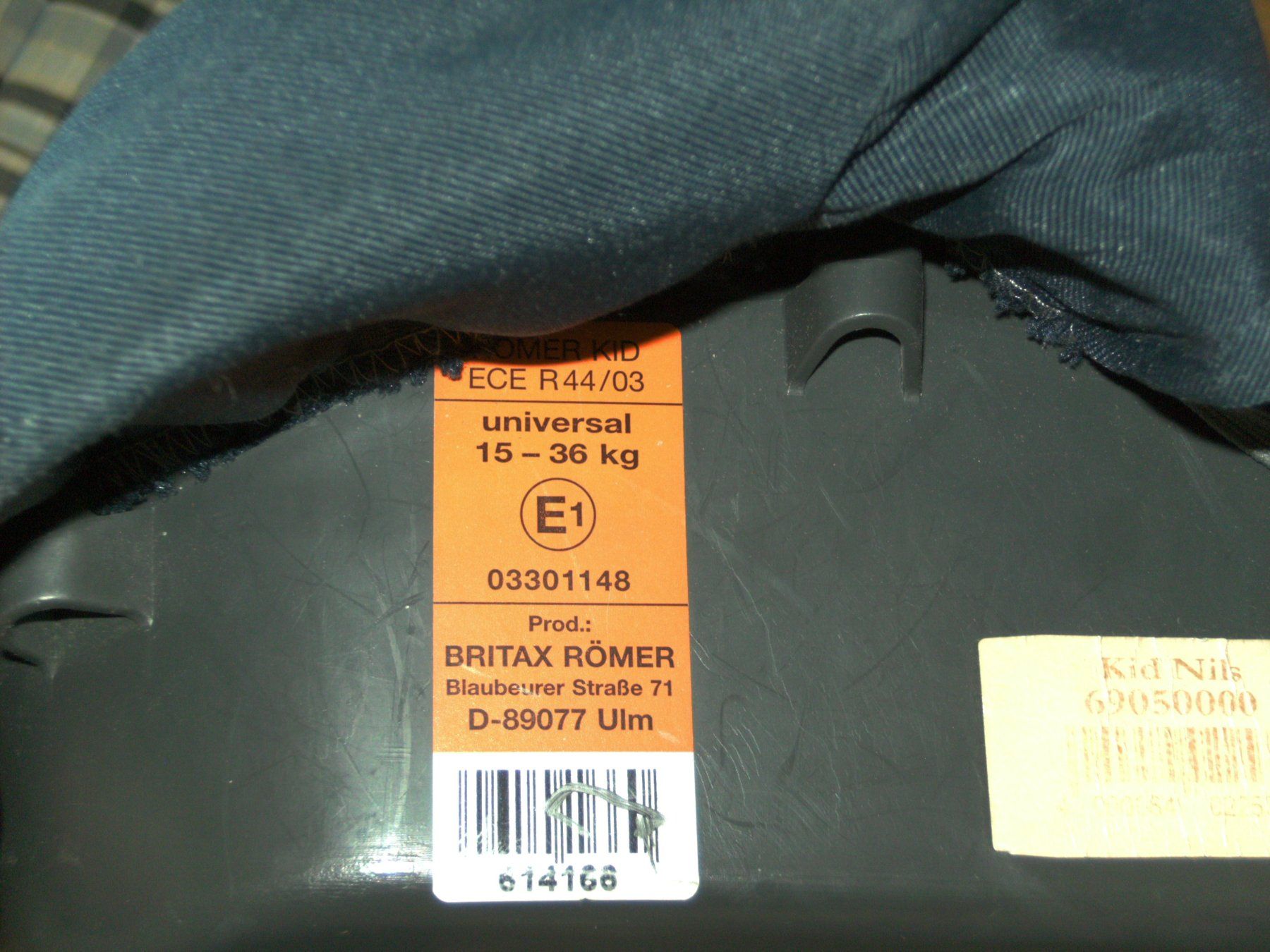 Britax Römer Seggiolini per auto: Römer universal Kinderautsitz 15 - 36 kg ECE R44/03 E1 – Usato da Andwil SG venduto da fladenbrot10 3