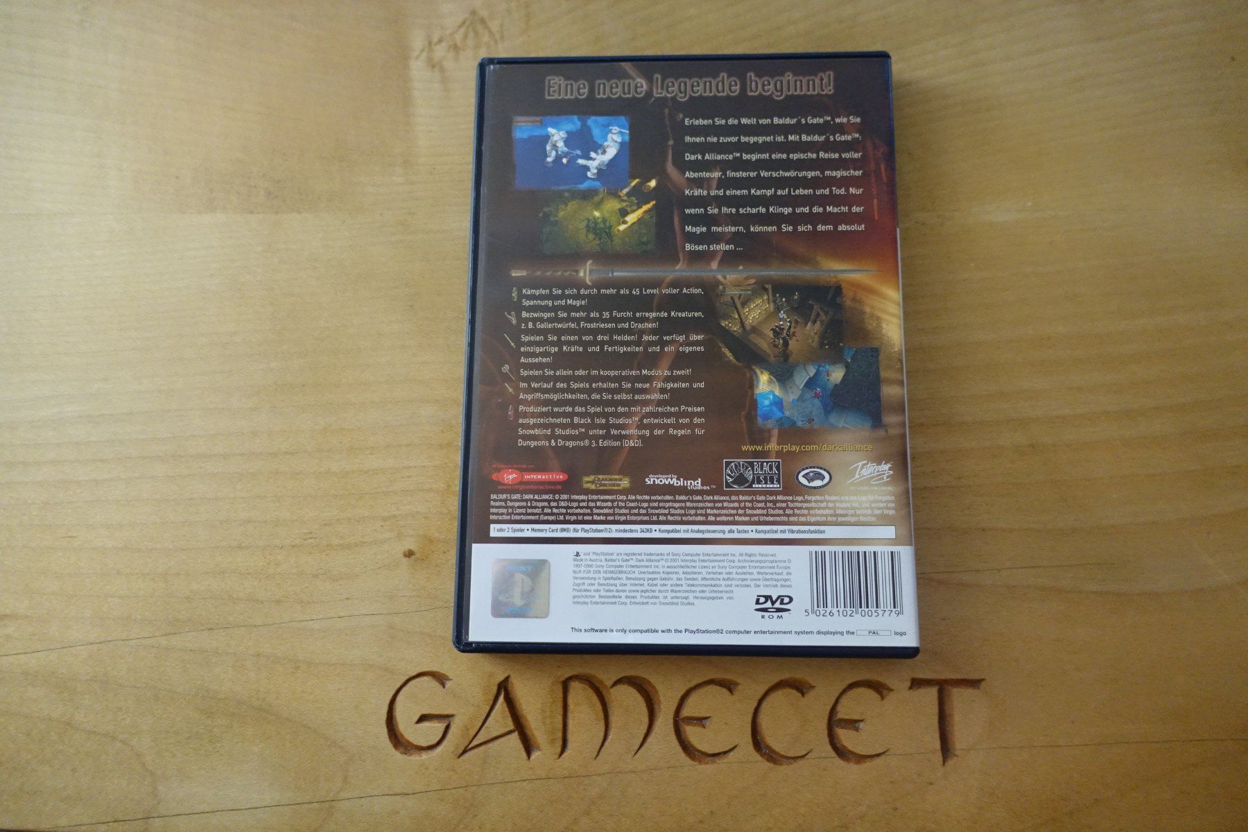 Sony Giochi: Baldur's Gate: Dark Alliance – Usato da Steinach venduto da Gamecet 2