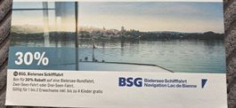30% Rabatt auf Bielersee-Schifffahrt bis Sommer 2026!