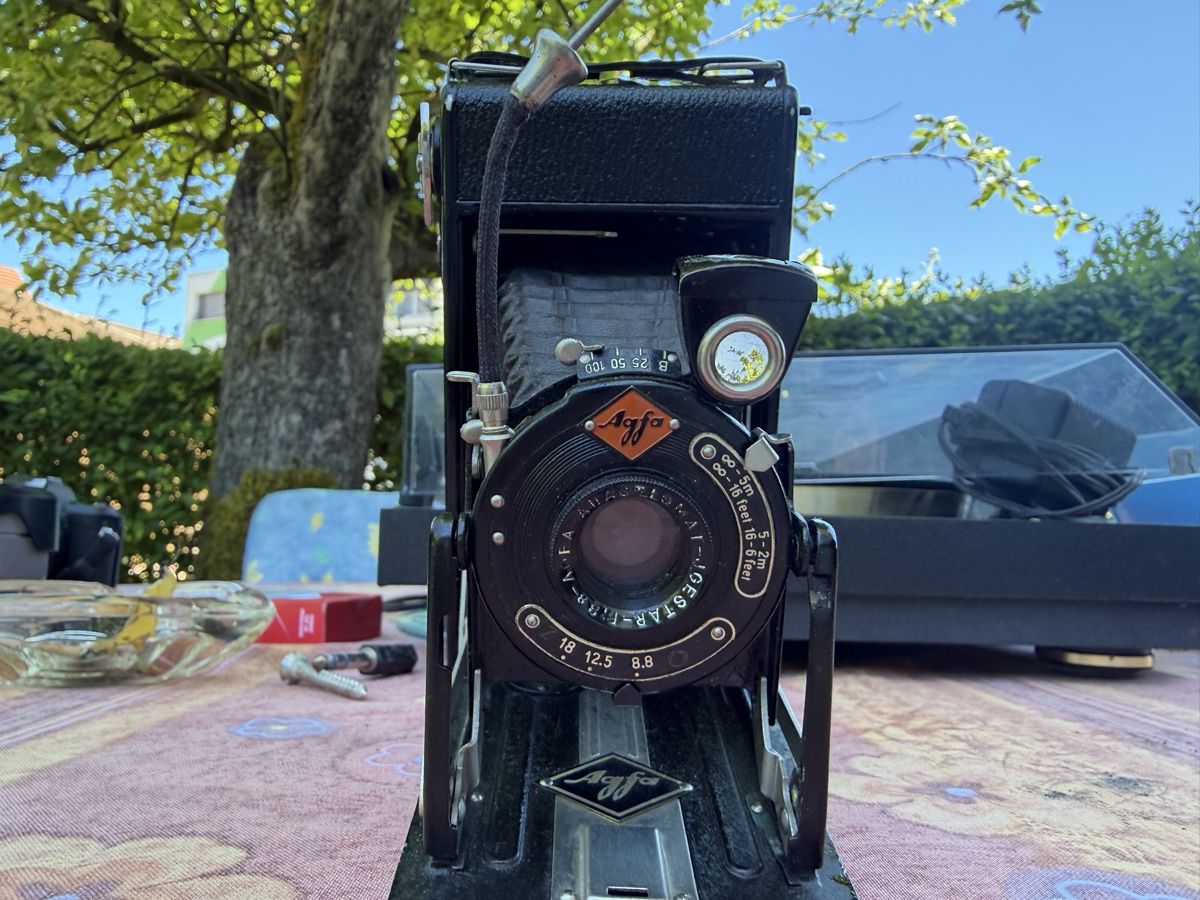 Agfa Fotocamera: Agfa Anastigmat JGESTAR F 8.8 Klappkamera – Usato da Trimbach venduto da ELITA-5 5