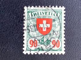 Schweiz 1935 Wappen 90 ger. Vollstempel ZÜRICH 31.VII.35