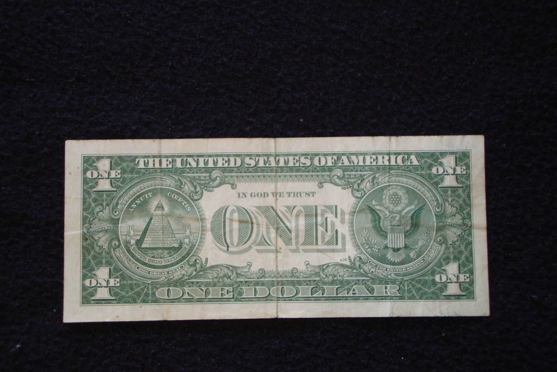 Banconote: 1US$ - Silver Certificate 1957 - W03838379A – Usato da Unterbäch VS venduto da diquq 1