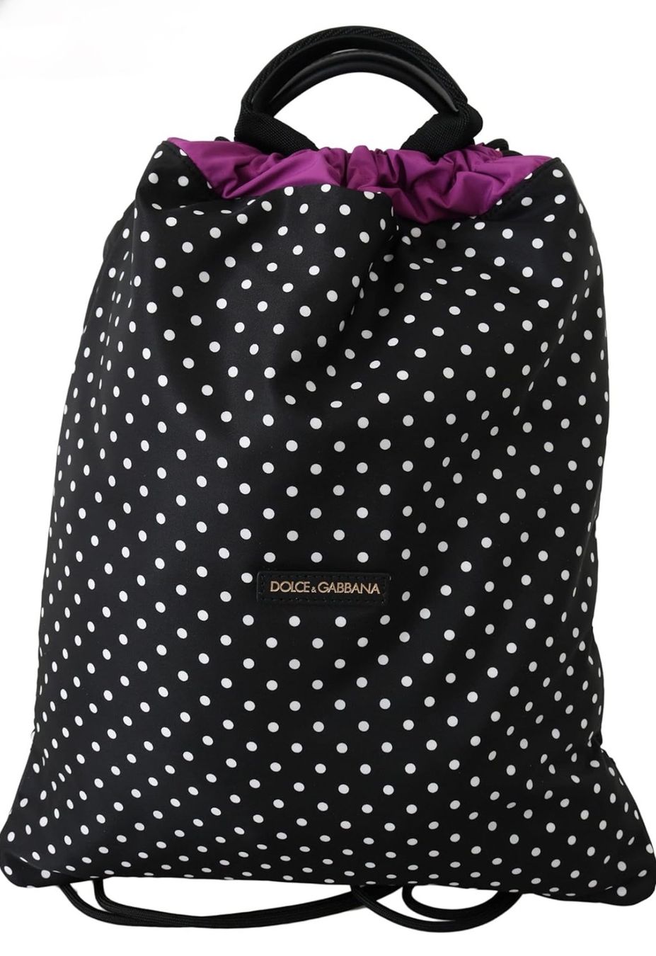 Dolce & Gabbana Rucksäcke: Dolce & Gabbana Schwarz gepunkteter, Damenrucksack – Neu und originalverpackt aus Frauenfeld von Vanityroom 1
