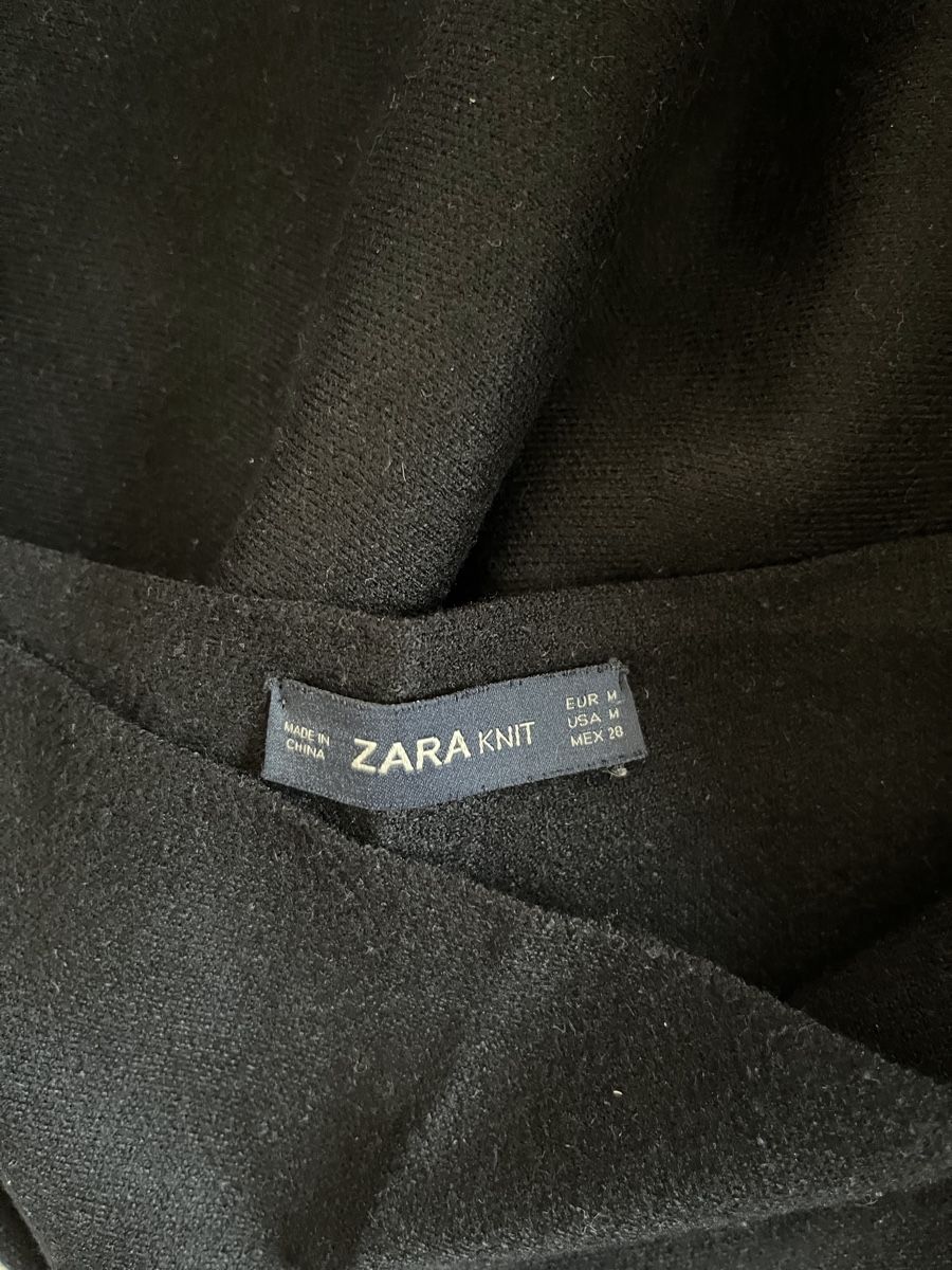 Zara Röcke: Zara Knit Black Mini Skirt - Fall Size M – Gebraucht aus Mies von Nib2011 4