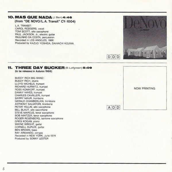 CD: DENON JAZZ SAMPLER Vol.1 Toots Thielemans Lee Konitz CD – Usato da Kandergrund venduto da Sososo 6