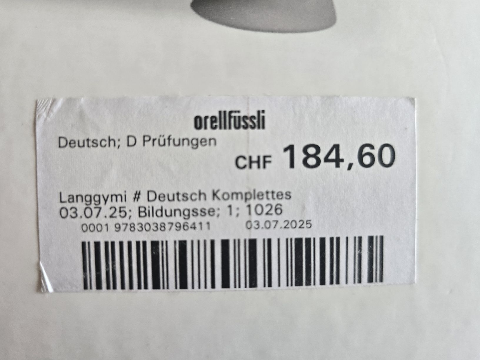 Libri: Yondi 6.Kl. Prüfungsvorbereitung 2025 Deustch Langzeitgymi – Nuovo (secondo la descrizione) da Zürich venduto da estgui 9