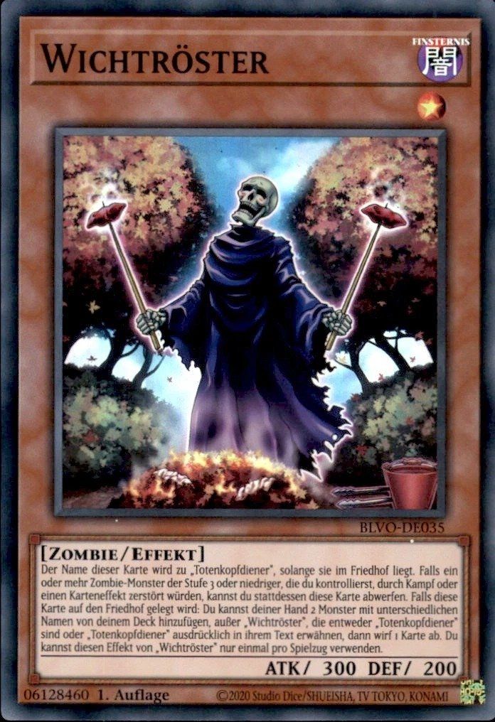 Yugioh Carte collezionabili: Yugioh BLVO-DE035 - Wichtröster Super Rare – Nuovo e nell'imballaggio originale da Chur venduto da -NewERA-