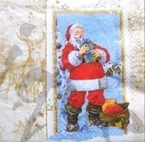 Serviette hello santa (w69) 2Stk.
