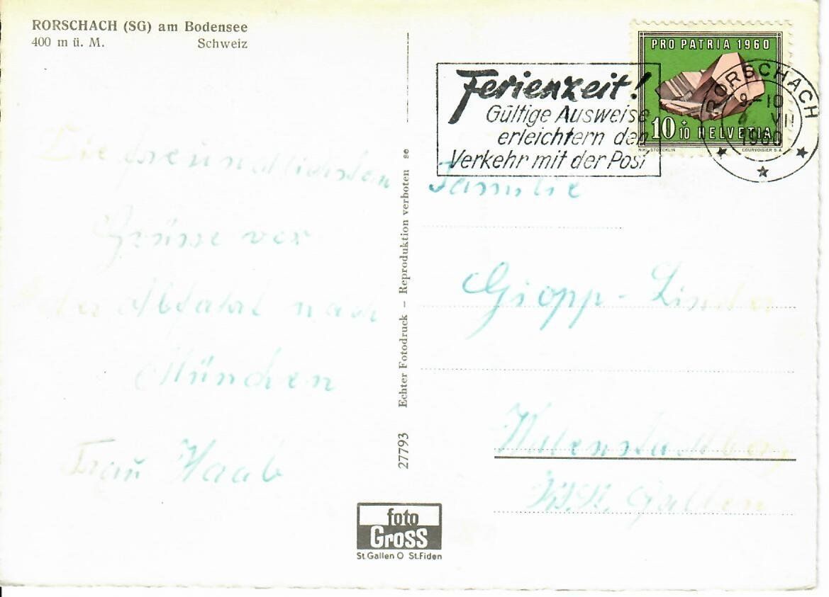 Cartes postales: Rorschach – D'occasion à Hochdorf par Ziegel-16 1