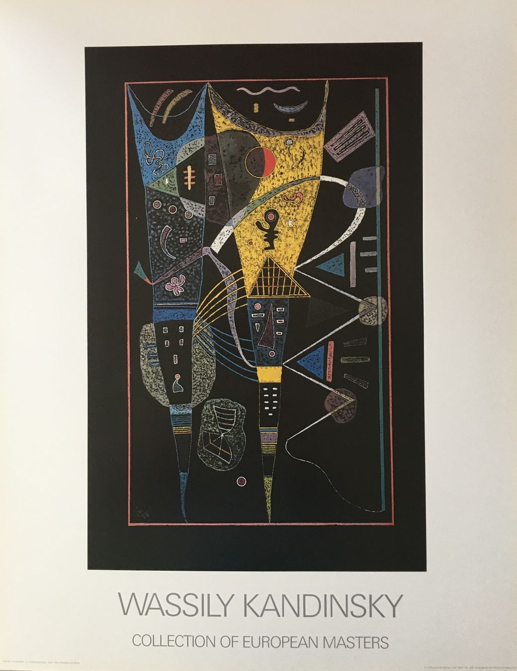 Grafica & Litografie: Wassily Kandinsky     "La Tension Double"     Kunstdruck – Usato da Nennigkofen venduto da waltraub