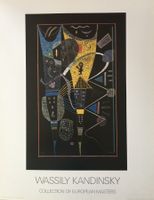 Wassily Kandinsky     "La Tension Double"     Kunstdruck