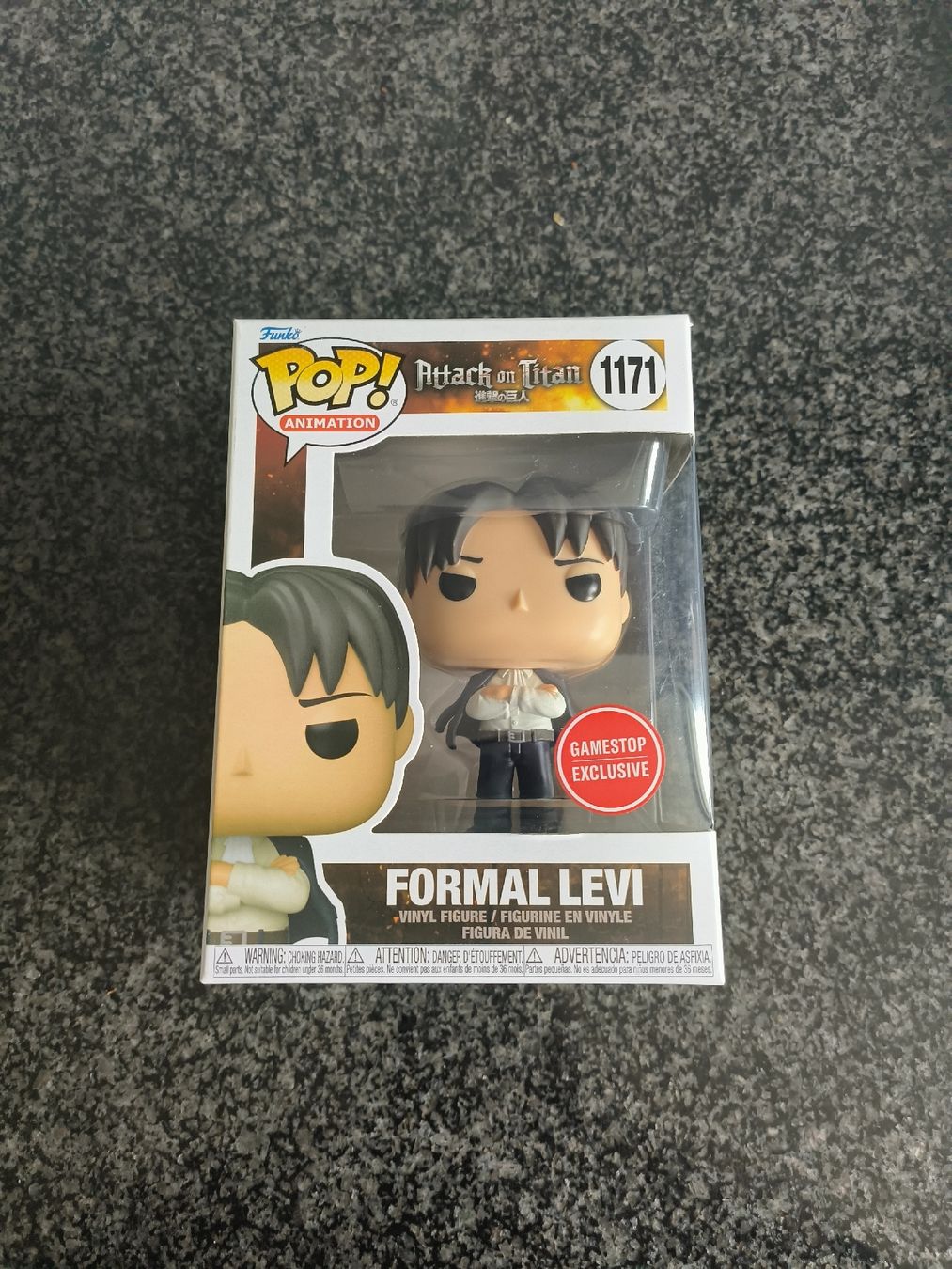 Funko Statuette: Funko Pop Attack on Titan - Formal Levi 1171 – Usato da Emmenbrücke venduto da Marco01334
