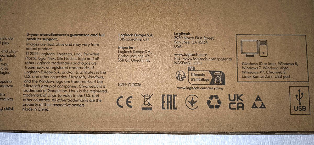 Logitech Tastiere: NEU, inkl. Verpackung: Logitech K120 Computer Tastatur – Nuovo e nell'imballaggio originale da Rickenbach BL venduto da Jo.Wie 4