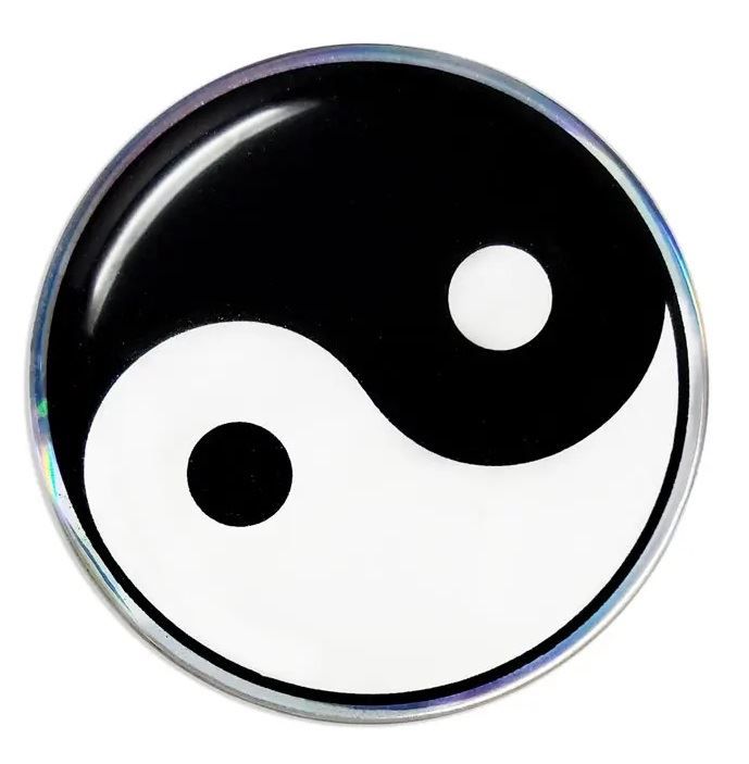 Sticker: Yin Yang 3D Aufkleber Sticker Durchmesser 48mm – Nuovo e nell'imballaggio originale da Goldach venduto da SSRConzept