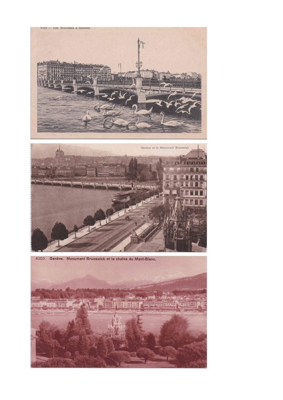 Cartoline postali: Konvolut GENF – Usato da Baar venduto da dokuba 4