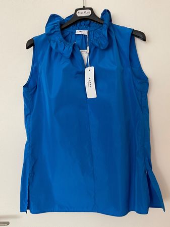 AKRIS Punto  Bluse Gr 36;Royalblau NEU, NP 450