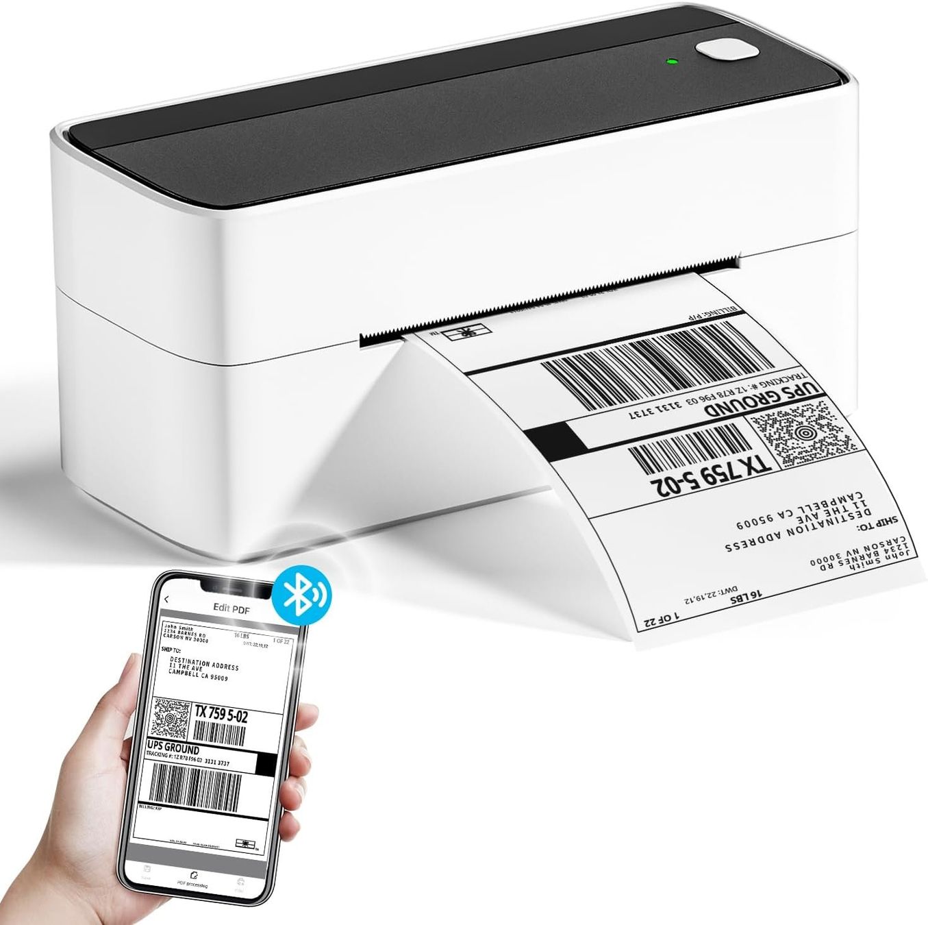 Drucker: Phomemo Bluetooth Etikettendrucker – Neu und originalverpackt aus Nuglar von SaleRitter