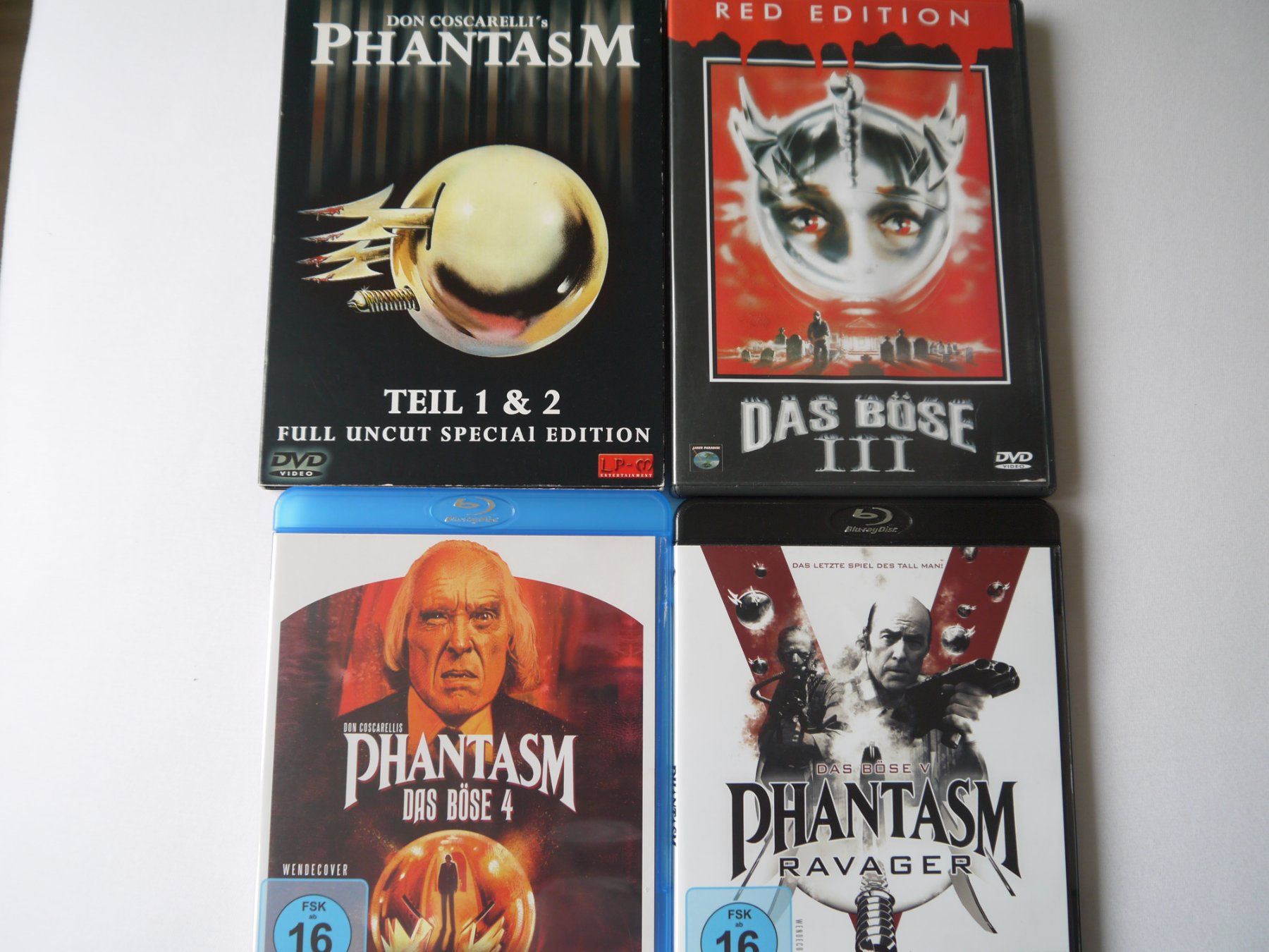 Tutti i DVDs: PHANTASM - Das Böse 1-5 - Complette Colection -Blu Ray+DVD – Usato da Hagendorn venduto da Blaf