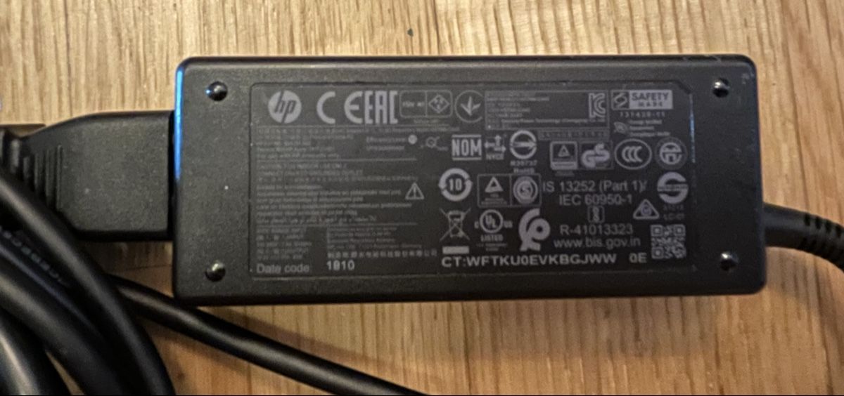 Hewlett Packard Ladegerät: HP Netzteil 45W – Gebraucht aus Bern von hispano74 1