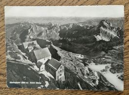 Säntisgipfel, Berghotel Säntis, Fam.Dörig 1947,n.Riedt-Erlen
