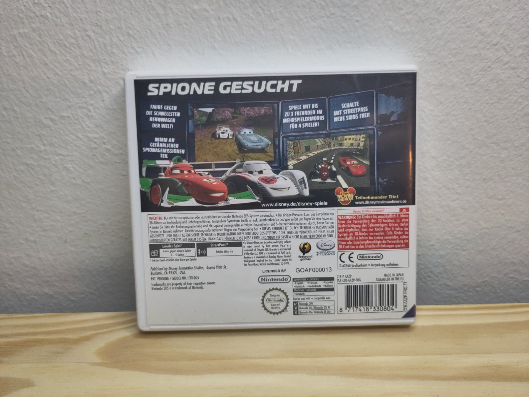 Spiele: Cars 2 Nintendo 3DS 2DS PAL – Gebraucht aus Zug von RepTCG 1