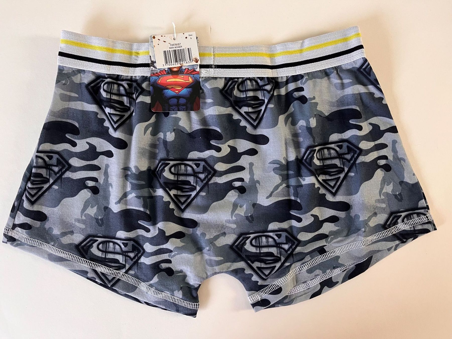 Biancheria intima: Boxershorts SUPERMAN, Grösse S, Farbe Grau – Nuovo e nell'imballaggio originale da Rudolfstetten venduto da gst_g7xl 3