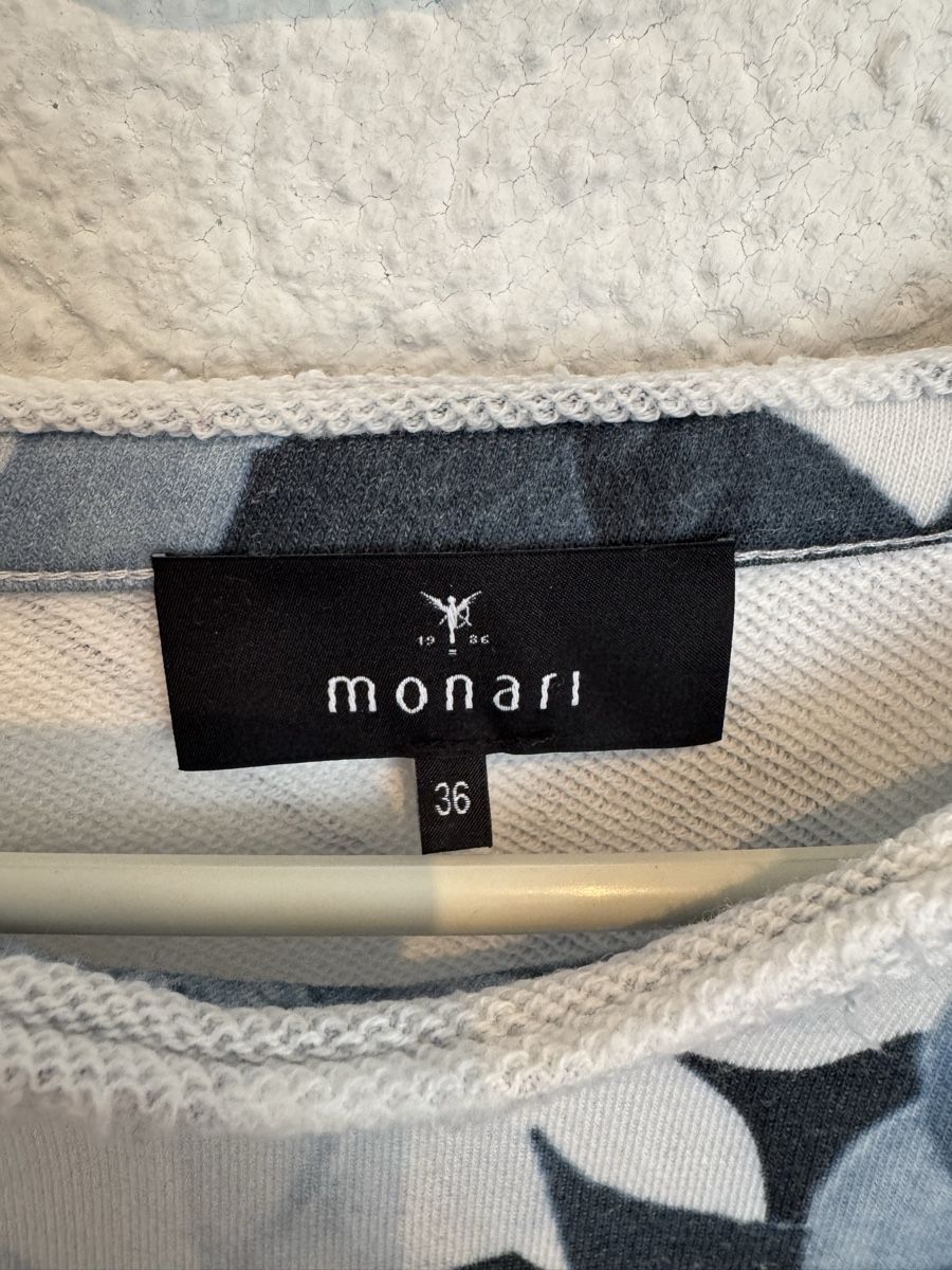 Monari T-shirt: MONARI Pullover Shirt Oberteil Blumen Gr. 36 / S – Usato da Fislisbach venduto da KolibriSecondhand 1
