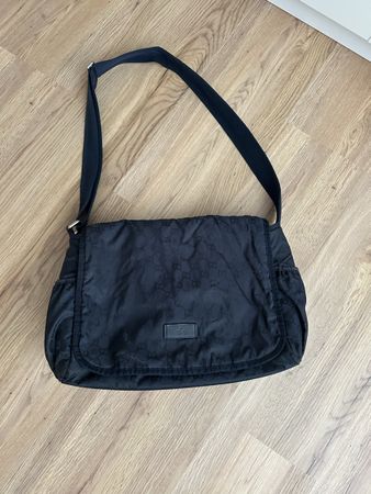 Gucci Wickeltasche dunkelblau