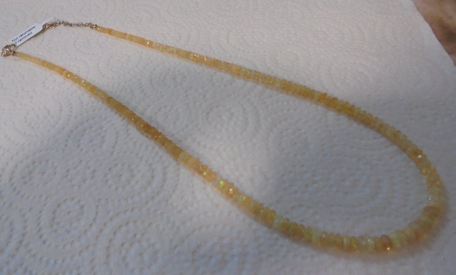 Catenine: Echtschmuck; Welo-Opal Halskette – Nuovo (secondo la descrizione) da Zuchwil venduto da maumauchi 8