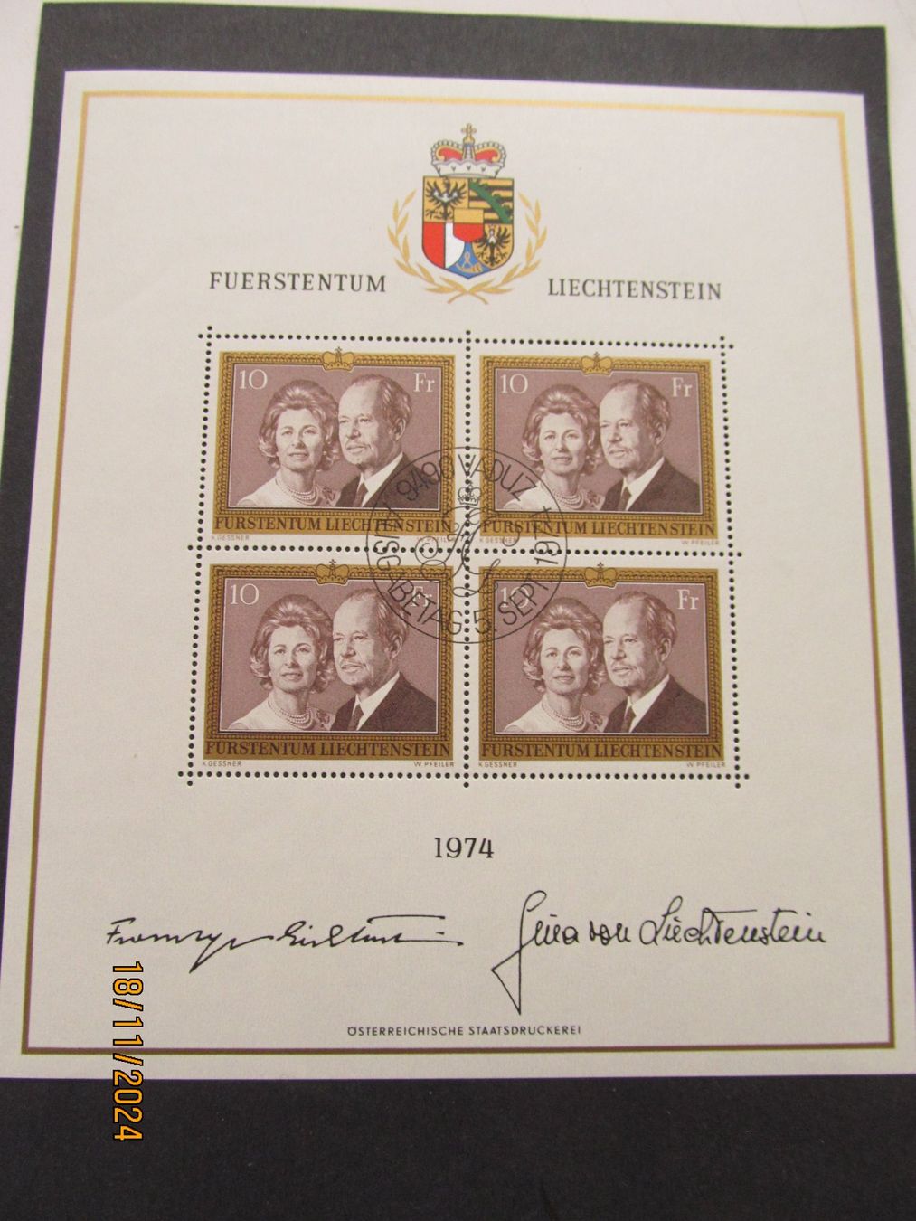 Tutti i francobolli: Liechtenstein   Block – Nuovo (secondo la descrizione) da Hergiswil NW venduto da Panda1990