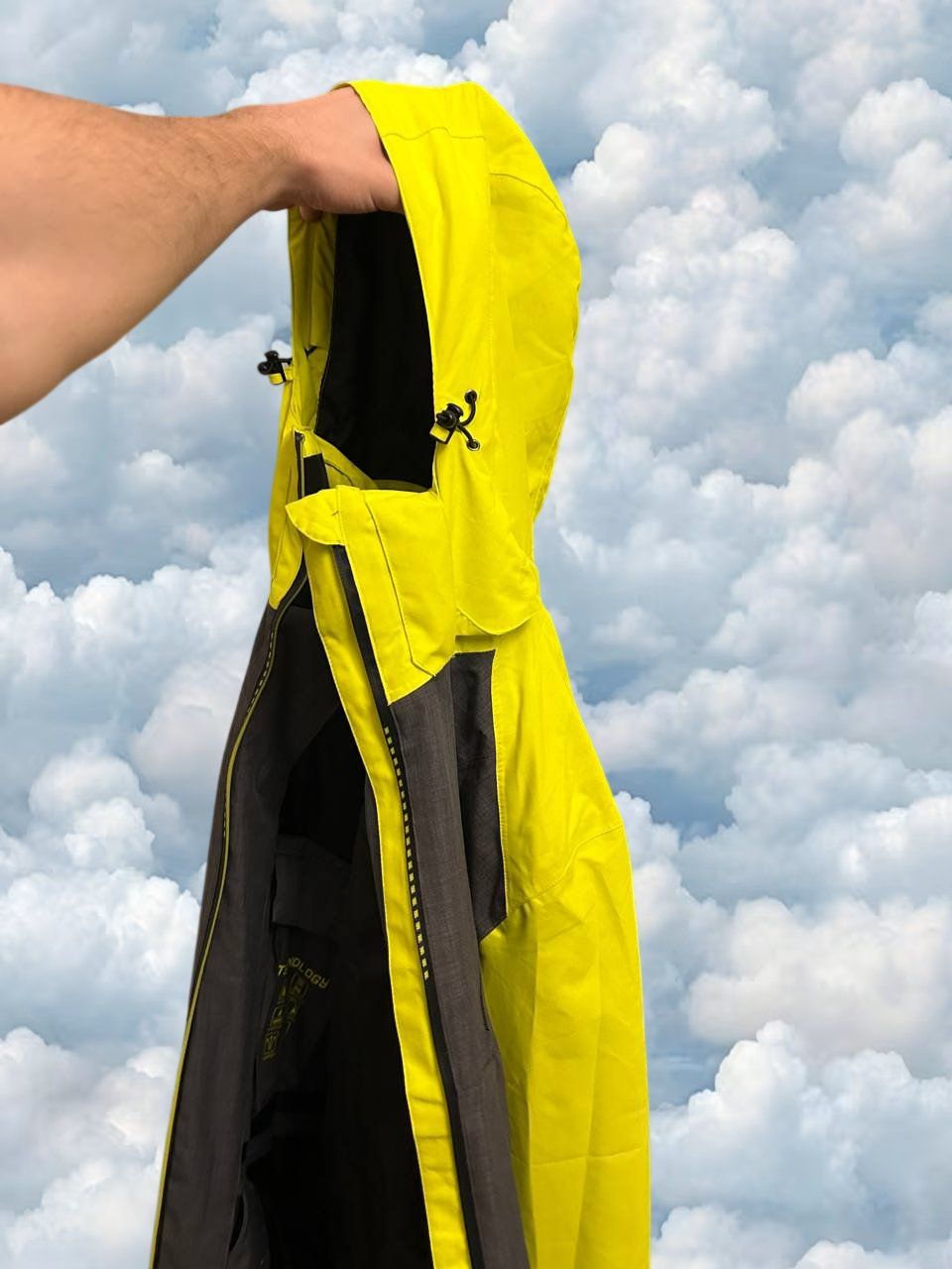 Giacche: Veste de ski Crivit jaune-gris | Crivit ski jacket – Usato da Clarens venduto da meritus 1