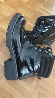 Stiefeletten schwarz Lack Grösse 40 guter Zustand