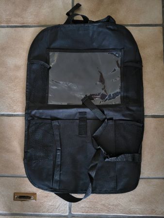Autositz Organizer mit Tabletfach Schwarz 60*40*0.5