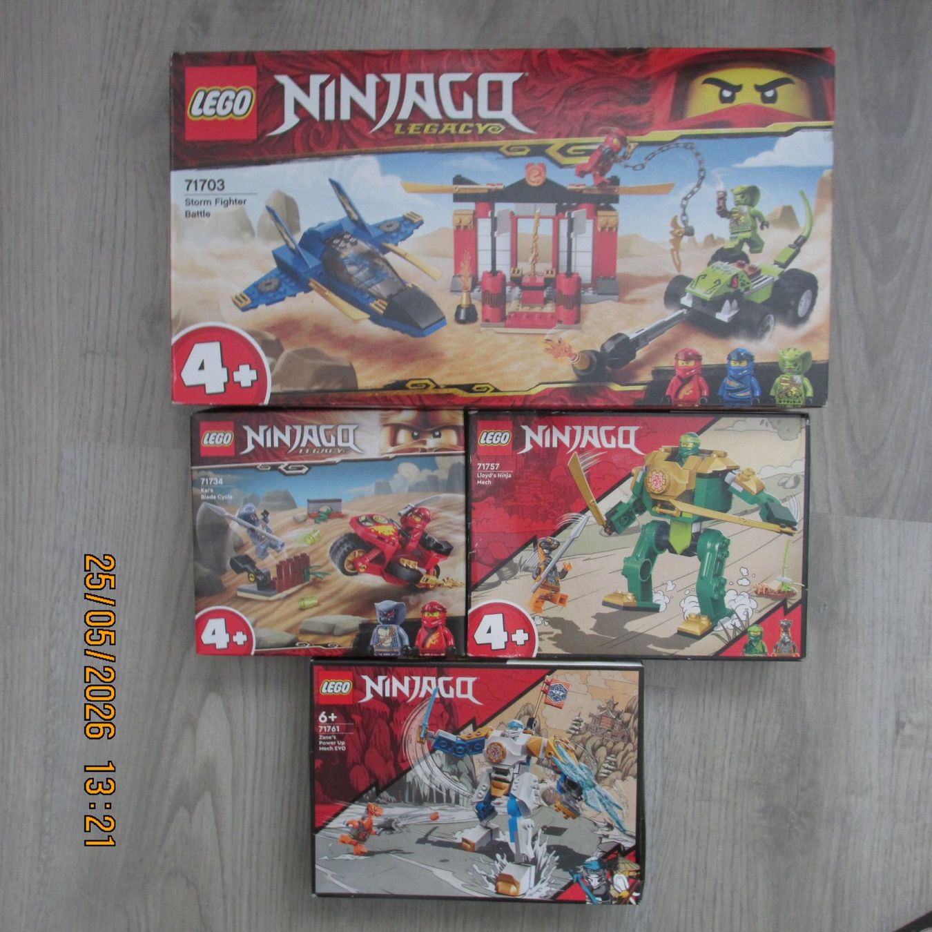 Lego Kit di costruzioni: Ninjago Lego Set, 4 Sets zusammen gem. Bilder – Nuovo (secondo la descrizione) da Galgenen venduto da Forflowers 1