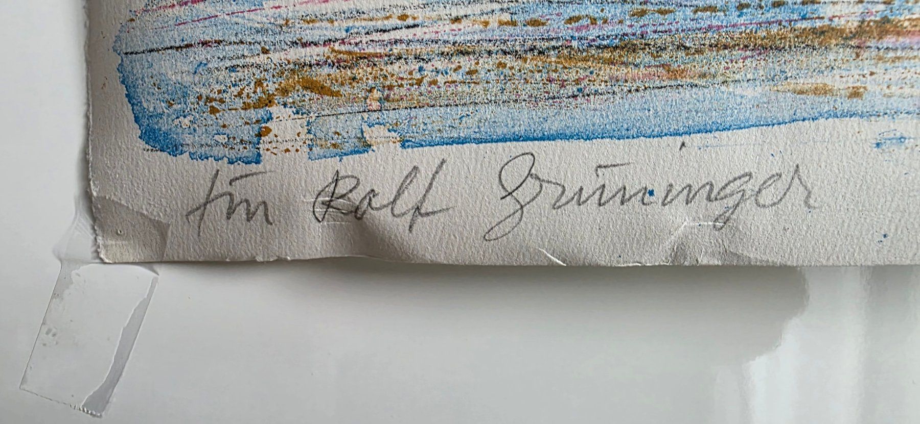 Grafica & Litografie: Fritz Hug Lithographie Signiert – Usato da Oetwil am See venduto da fineli2 2