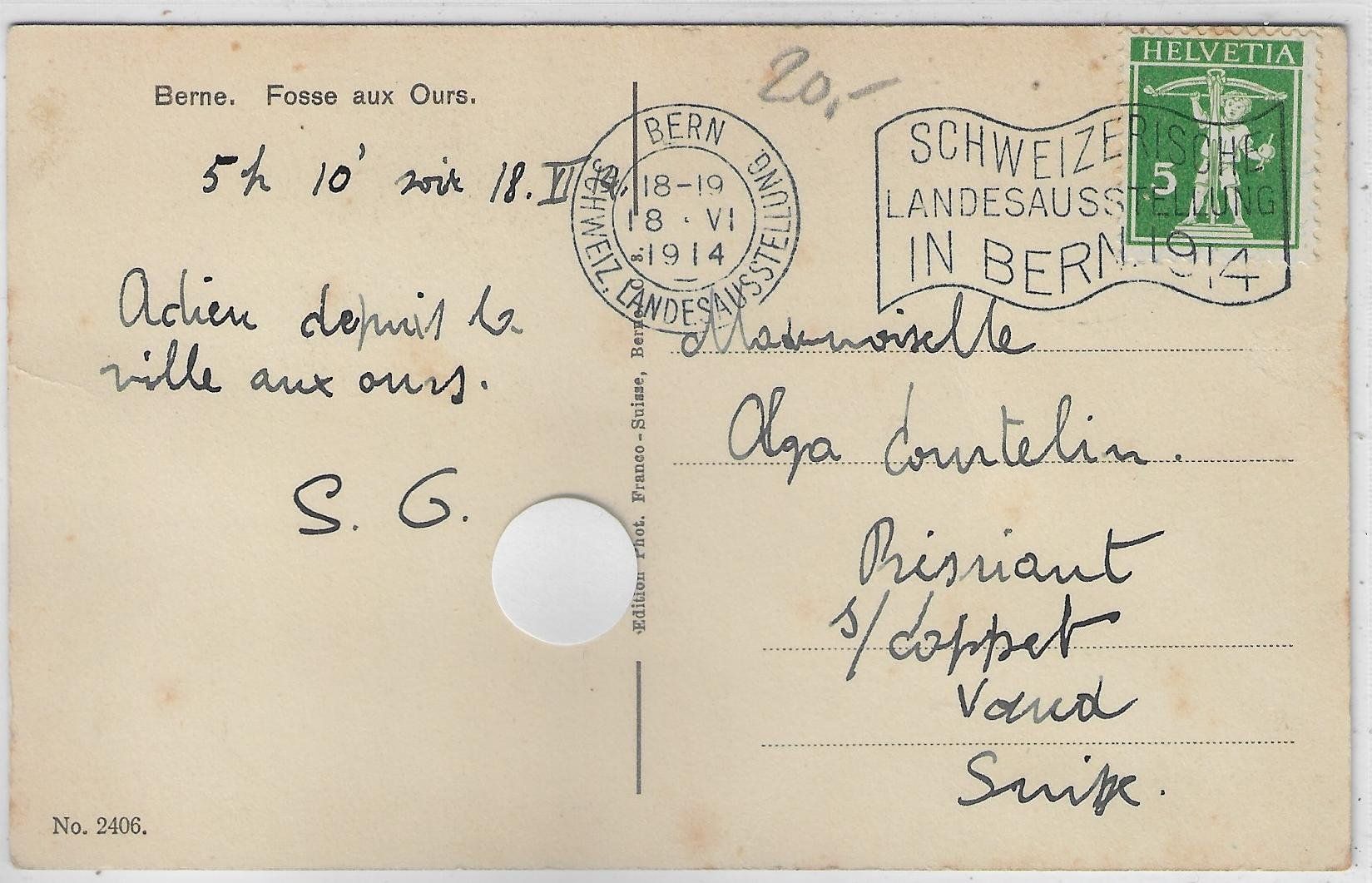 Cartoline postali: Bern - Bärengraben - animee belebt – Usato da Ettingen venduto da Kartenplanet 1