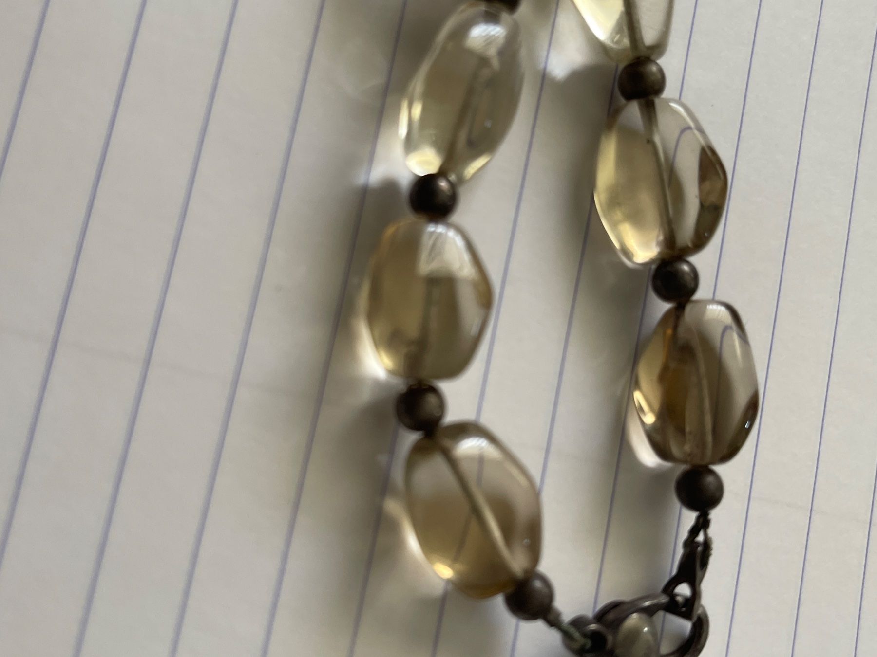 Catenine: Kette mit echt Steinen und Metallperlen gebraucht... – Usato da Gutenswil venduto da yneB1943 1