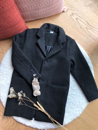 LINDEX Mädchen Wollmantel 128