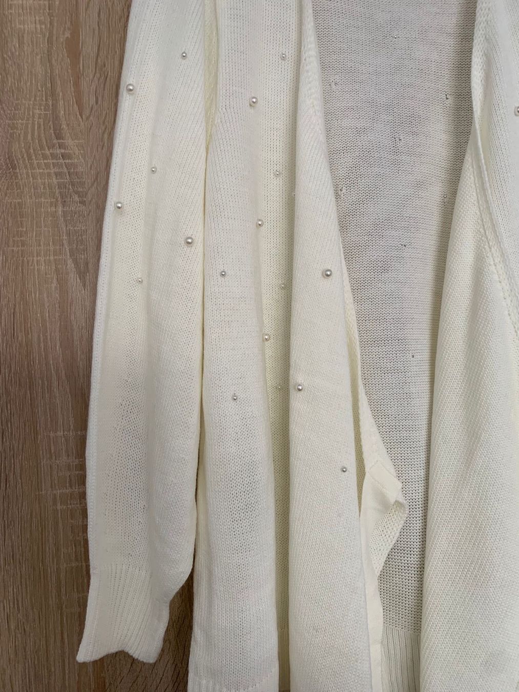 Pullover & Sweatshirts: Wickeljacke Strick Offwhite Neu mit Perlen Gr. 44 – Gebraucht aus Nussbaumen AG von brigitebardot 3
