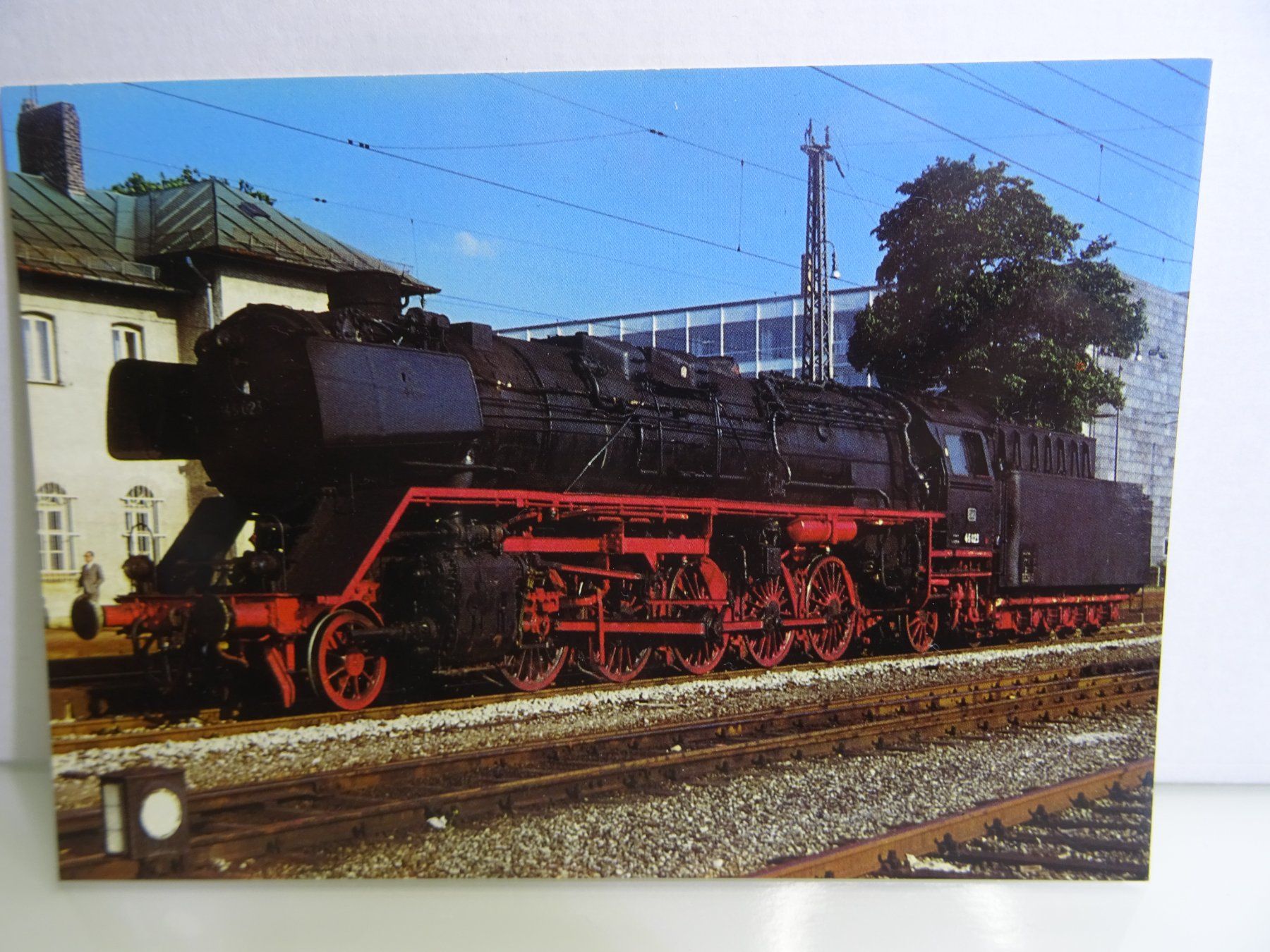Postkarte Güter-Dampflokomotive DB 45 023 Bhf München 1965 (Gebraucht ...