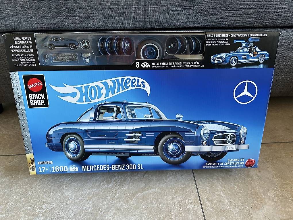 MATTEL Brick Shop, Hot Wheels, Mercedes-Benz 300 SL (Neu und
