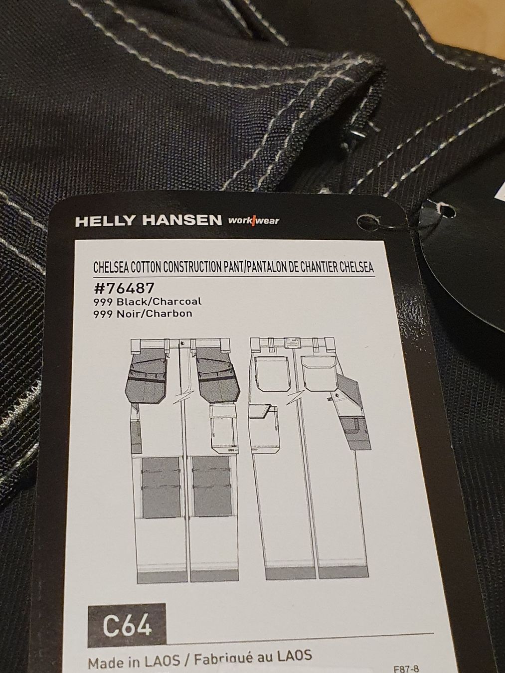 Pantaloni: Helly Hansen Arbeitshose, Neu, Gr. C64 HH Workout – Nuovo e nell'imballaggio originale da Val D Illiez venduto da SnowRoof 2