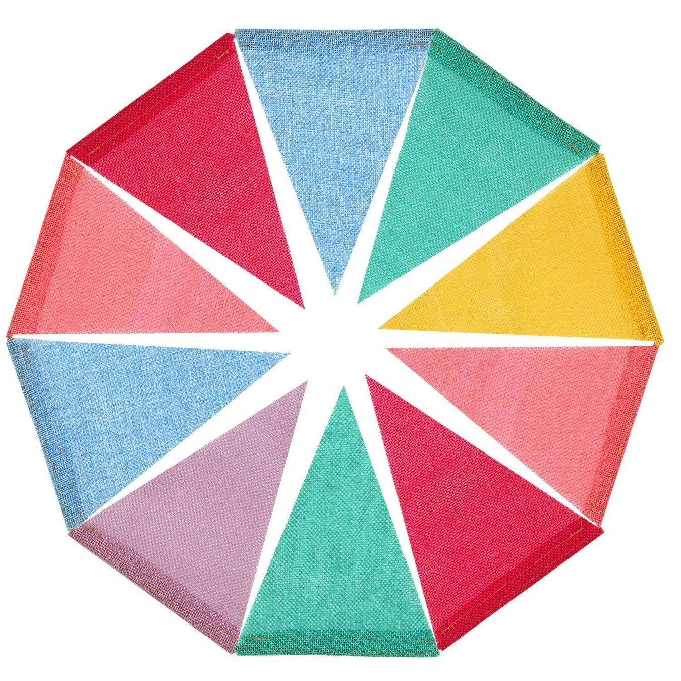 Bandiere: Banner mit 48pcs Dreieck Flaggen Deko – Nuovo (secondo la descrizione) da Thun venduto da onlino 6